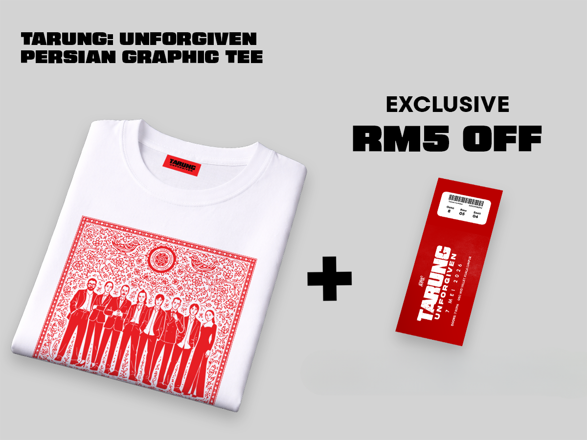 Movie Voucher + Tarung: Unforgiven Limited Edition Persian Graphic Tee (Bundle)